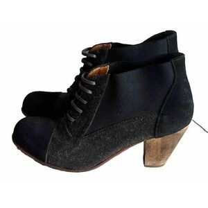 Rachel Comey Thistle Cap-Toe Suede Wool Women's Booties 7